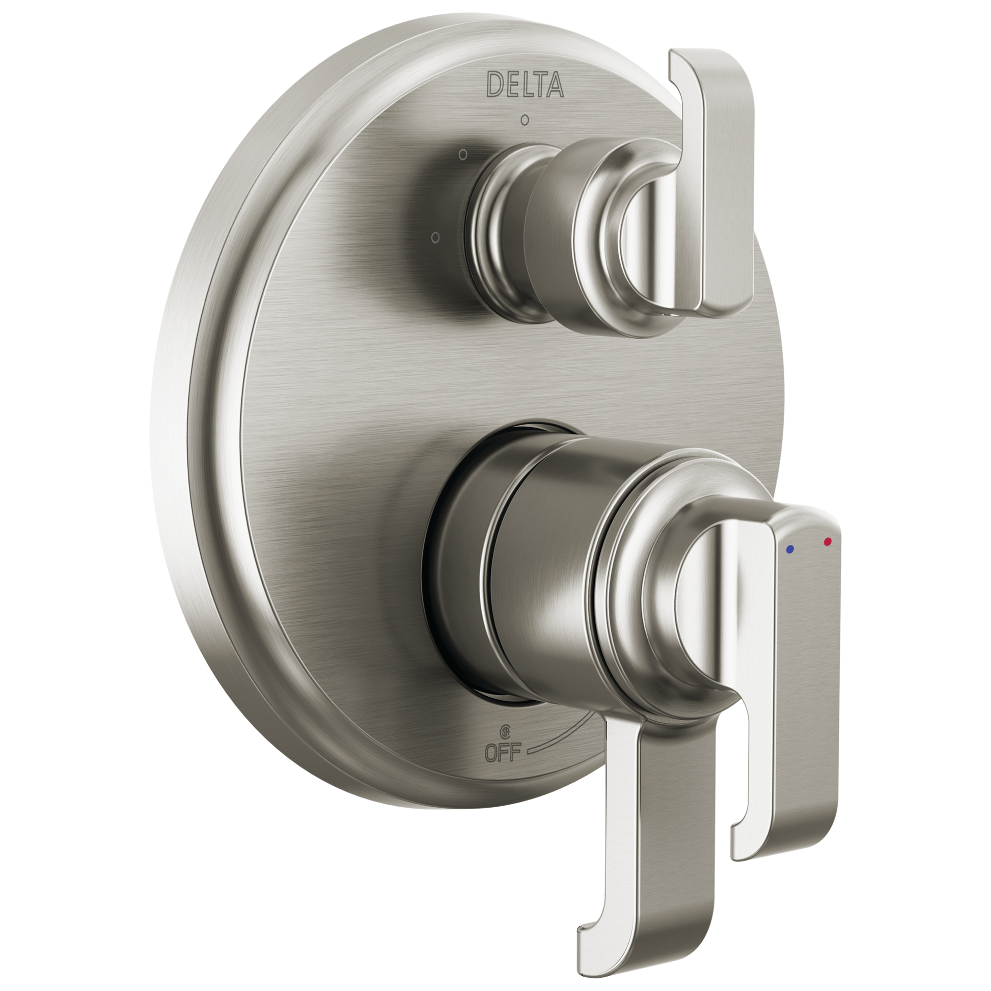 Delta Tetra: 17 Series Integrated Diverter Trim with 3-Setting