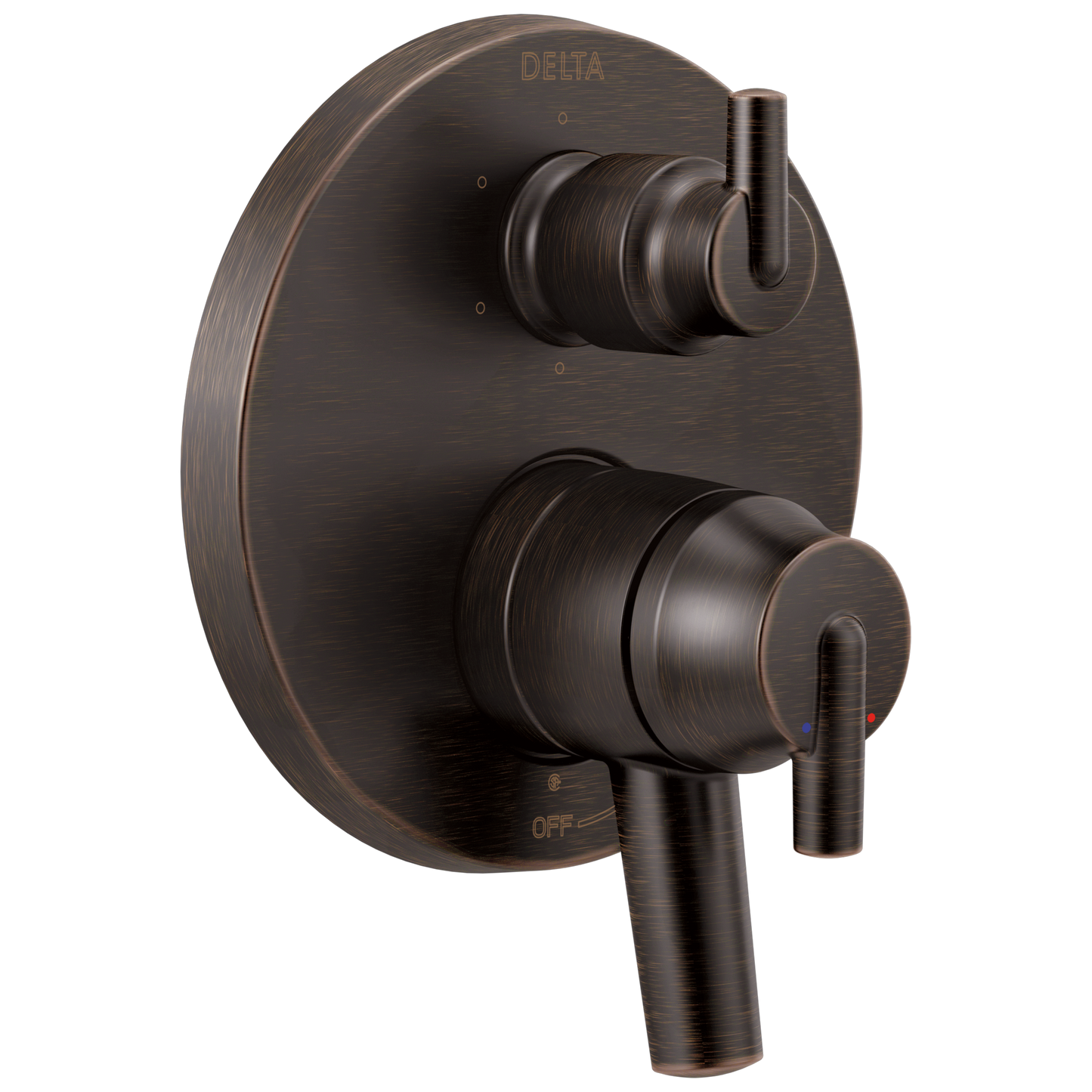 Delta T27959 Trinsic Contemporary Two Handle Monitor 17 Series Valve Trim with 6-Setting Integrated Diverter
