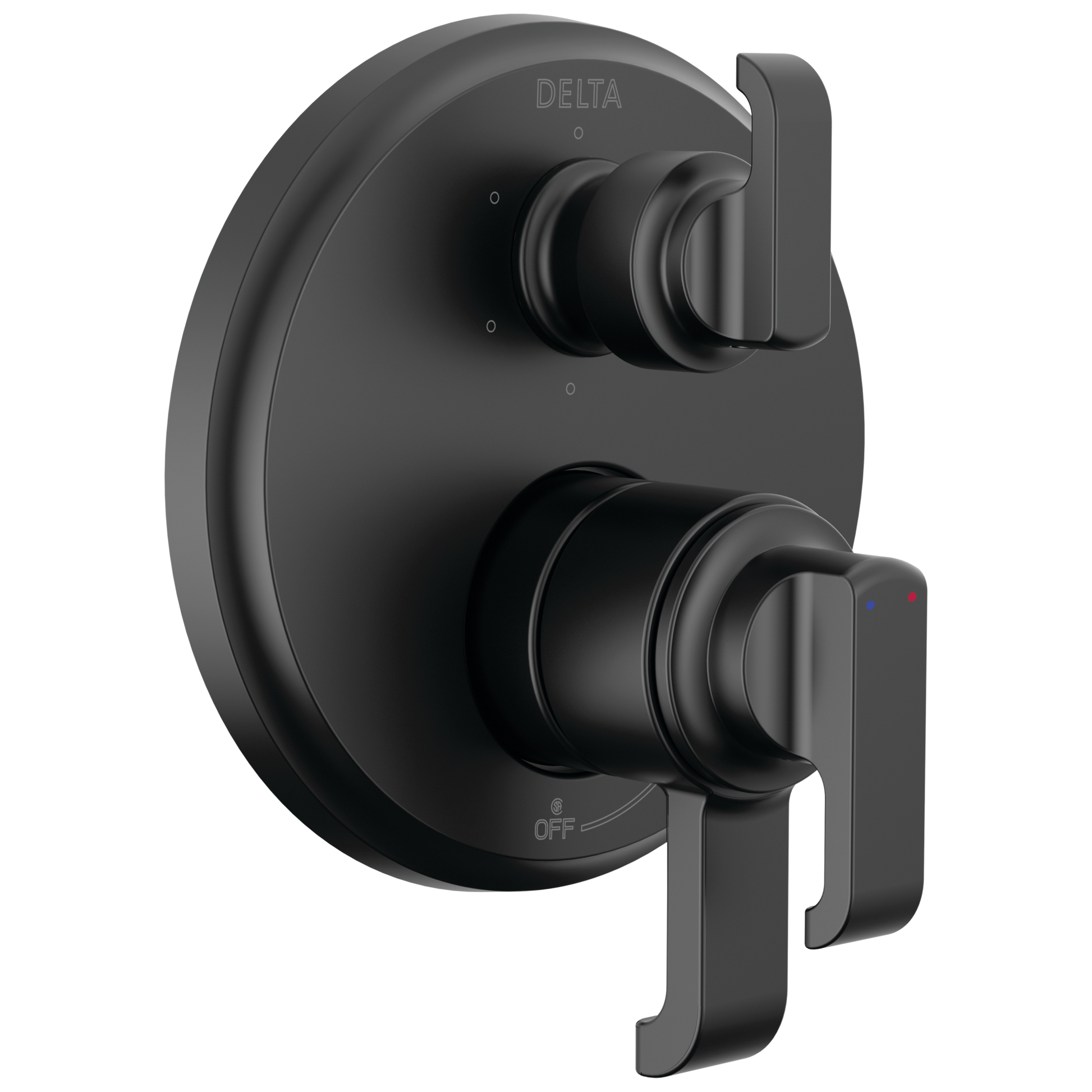 Delta Tetra: 17 Series Integrated Diverter Trim with 6-Setting
