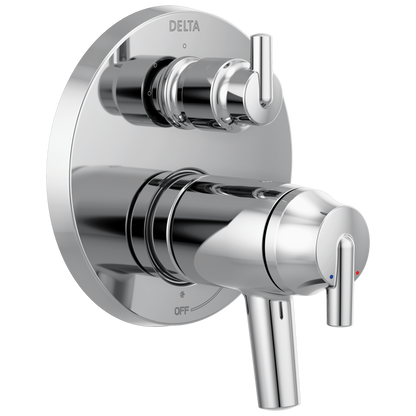 Delta T27T859 Trinsic Contemporary Two Handle Tempassure 17T Series Valve Trim with 3-Setting Integrated Diverter