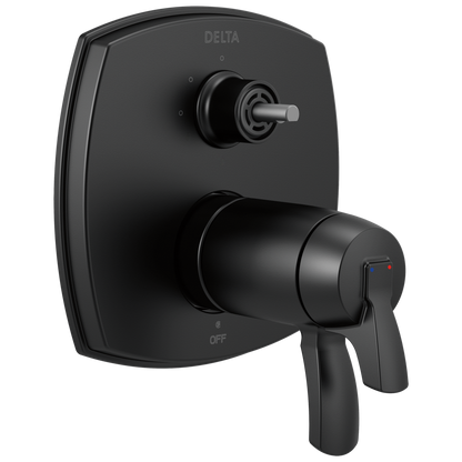 Delta T27T876-LHP Stryke 17 Thermostatic Integrated Diverter Trim with Less Diverter Handle