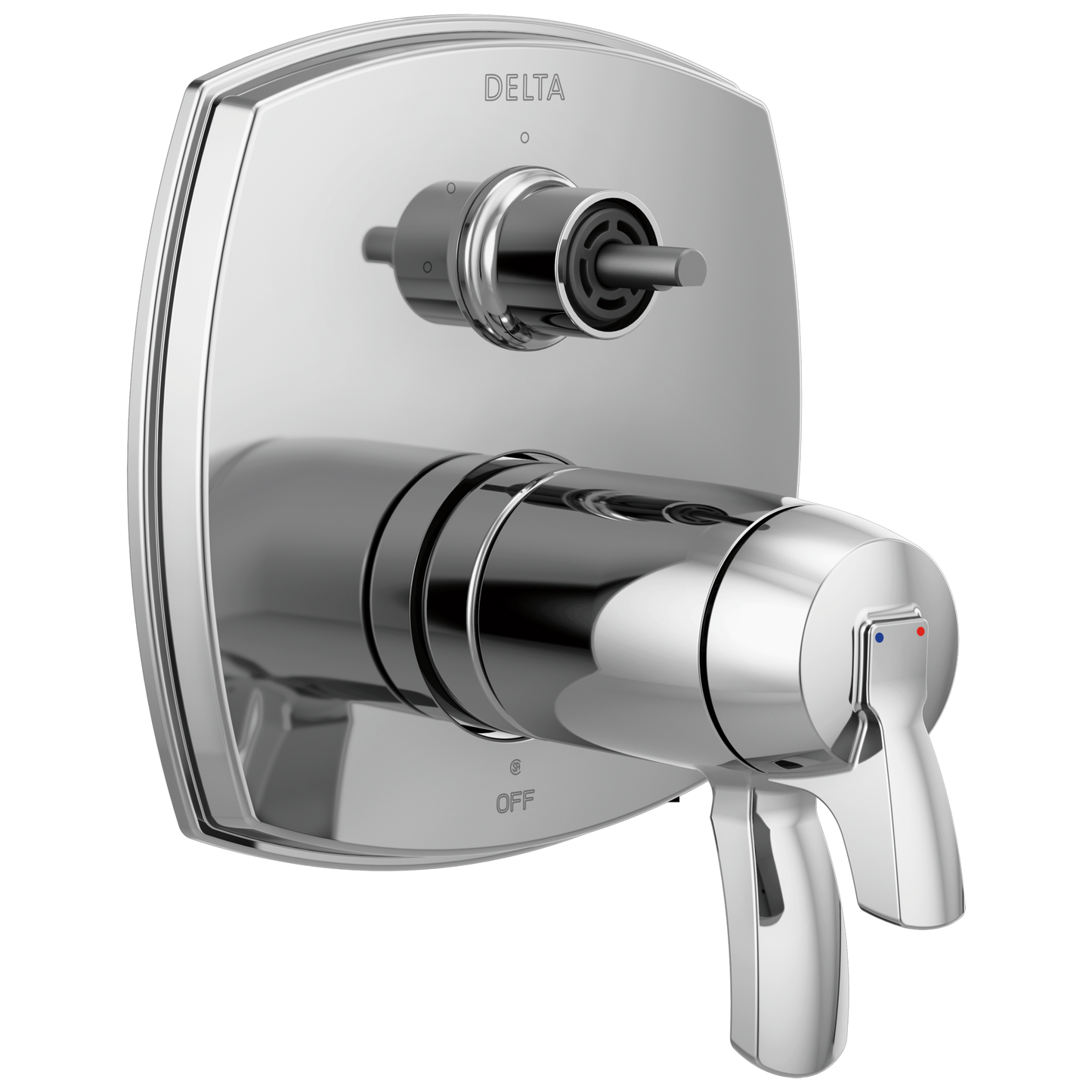 Delta T27T876-LHP Stryke 17 Thermostatic Integrated Diverter Trim with Less Diverter Handle