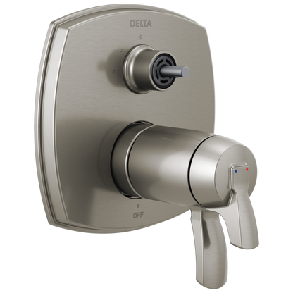 Delta T27T876-LHP Stryke 17 Thermostatic Integrated Diverter Trim with Less Diverter Handle