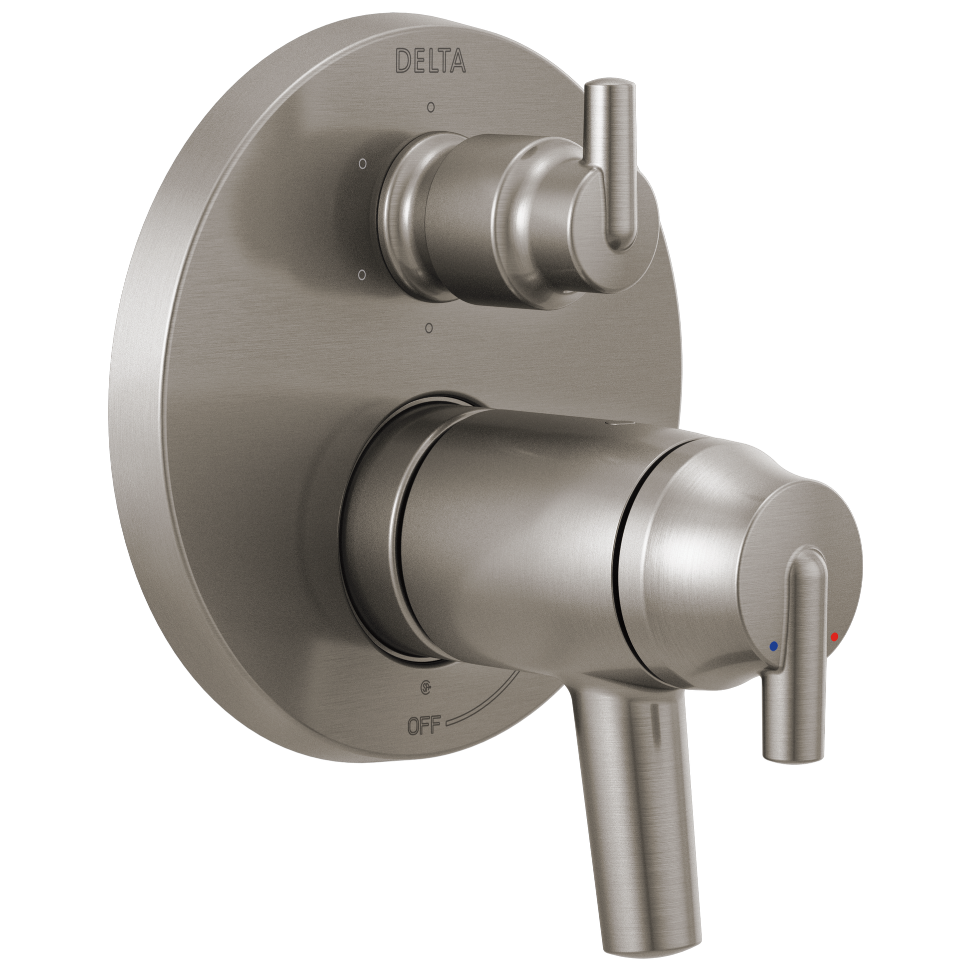 Delta T27T959 Trinsic Contemporary Two Handle Tempassure 17T Series Valve Trim with 6-Setting Integrated Diverter