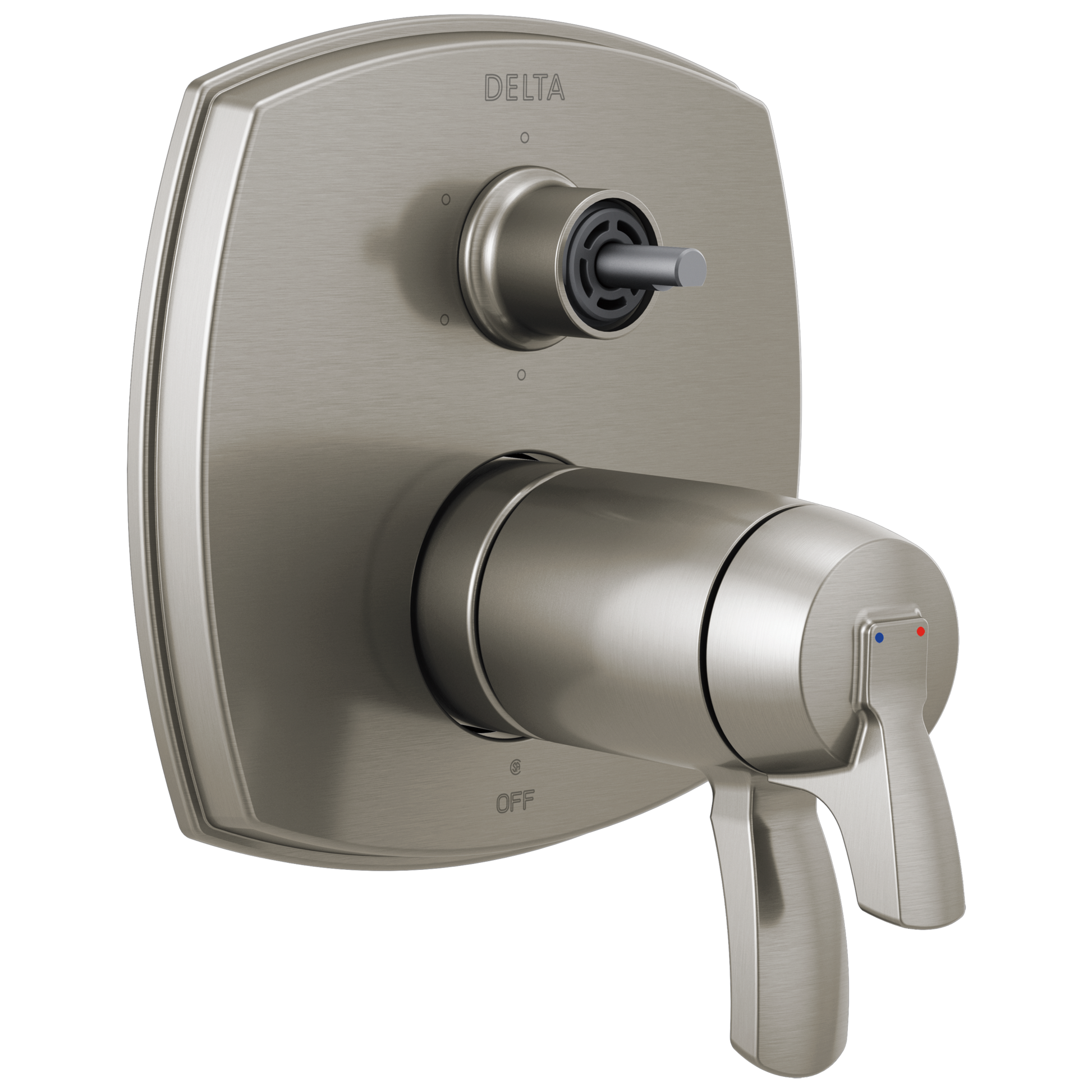 Delta T27T976-LHP Stryke 17 Thermostatic Integrated Diverter Trim with Six Function Diverter Less Diverter Handle