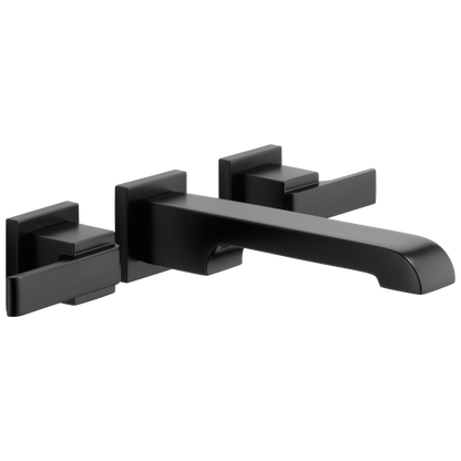 Delta T3567LF Ara Two Handle Wall Mount Lavatory Faucet Trim