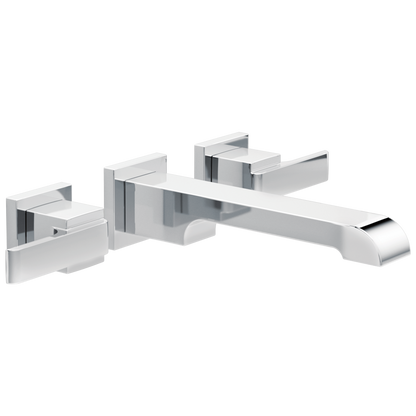 Delta T3567LF Ara Two Handle Wall Mount Lavatory Faucet Trim