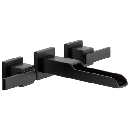 Delta T3568LF Ara Two Handle Wall Mount Channel Lavatory Faucet Trim