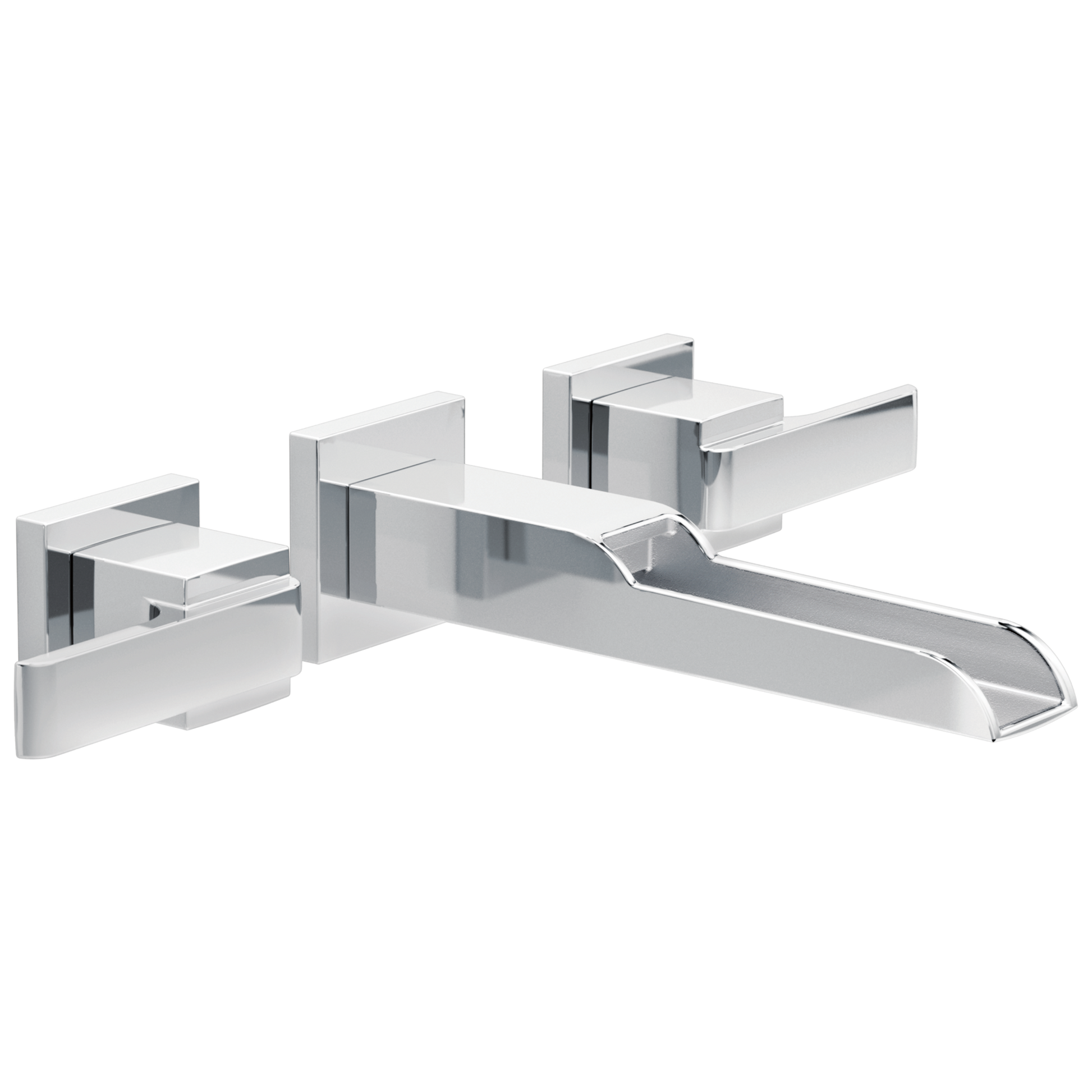 Delta T3568LF Ara Two Handle Wall Mount Channel Lavatory Faucet Trim