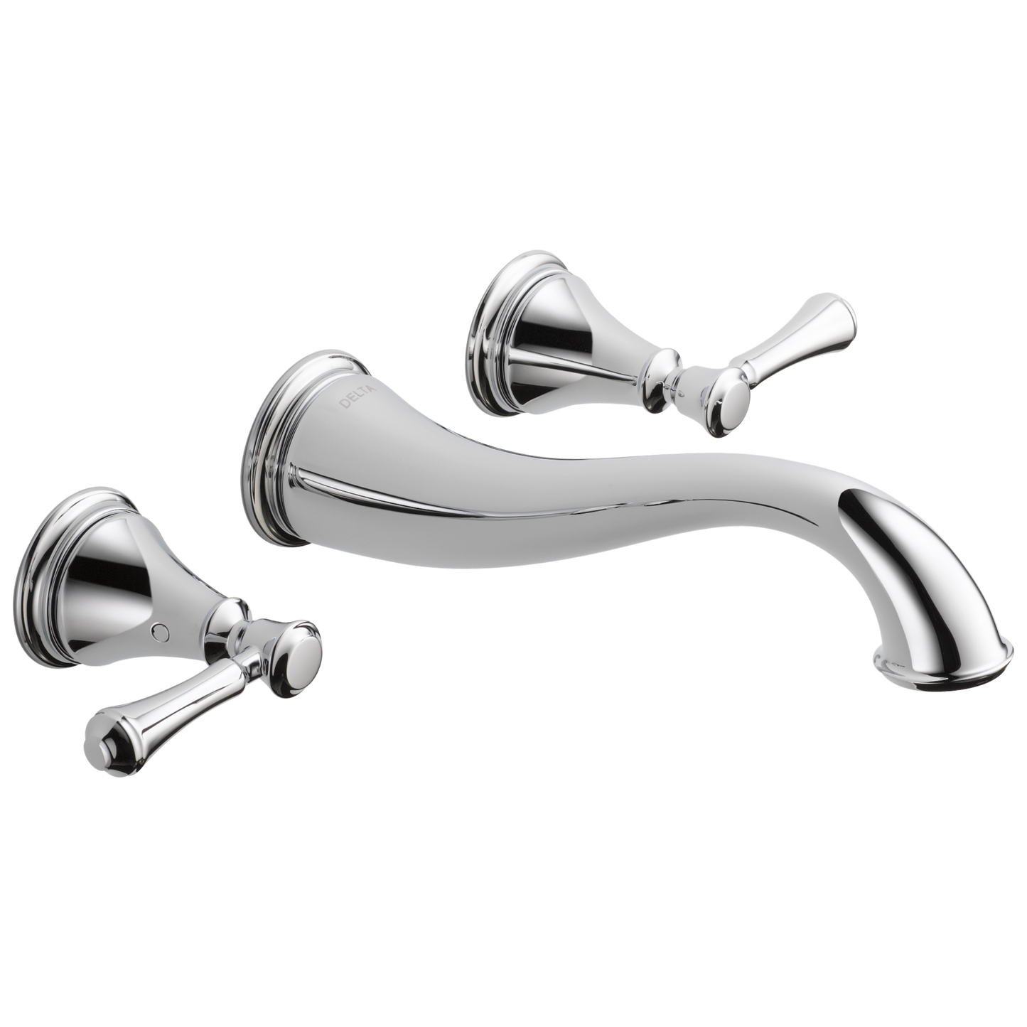Delta T3597LF-WL Cassidy Two Handle Wall Mount Lavatory Faucet Trim