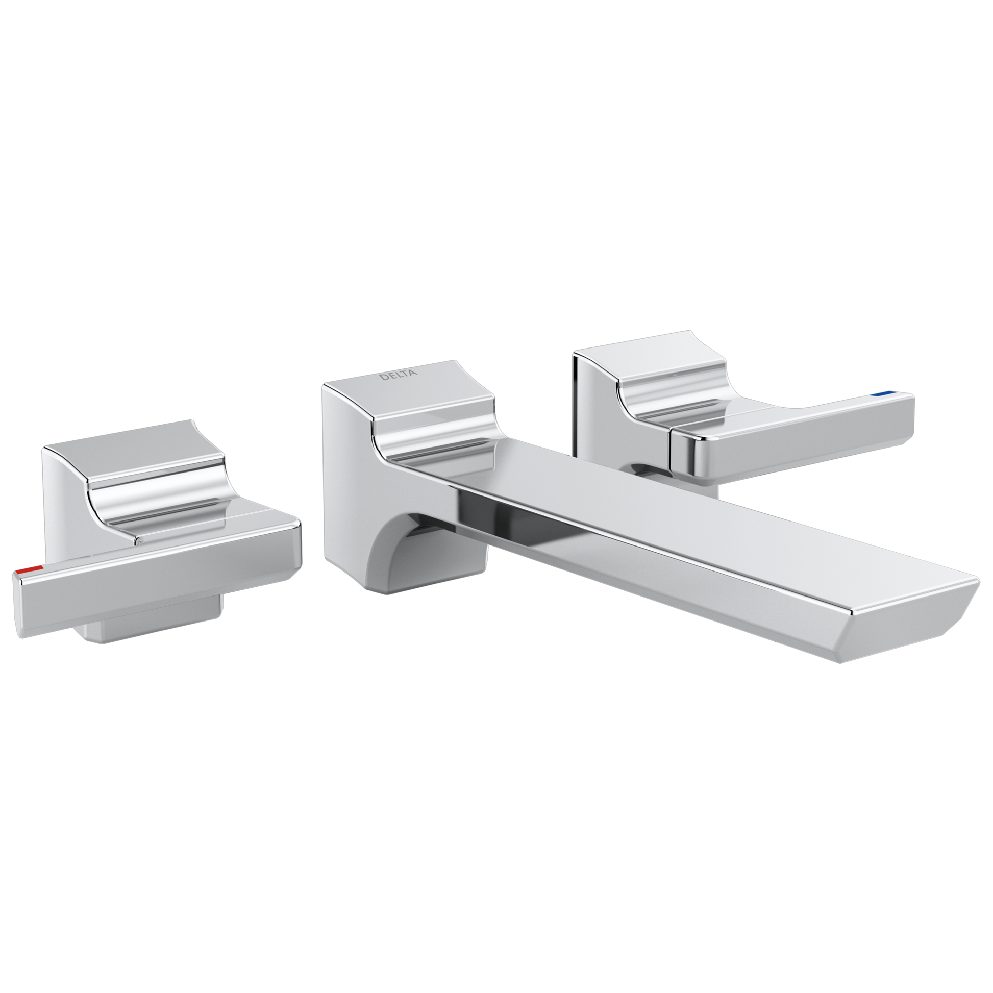 Delta Pivotal: Two Handle Wall Mount Bathroom Faucet Trim
