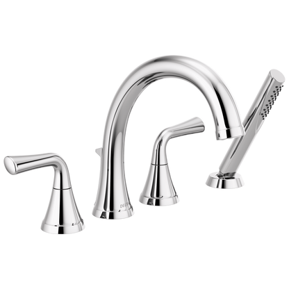 Delta Delta Kayra™: Roman Tub Trim with Hand Shower