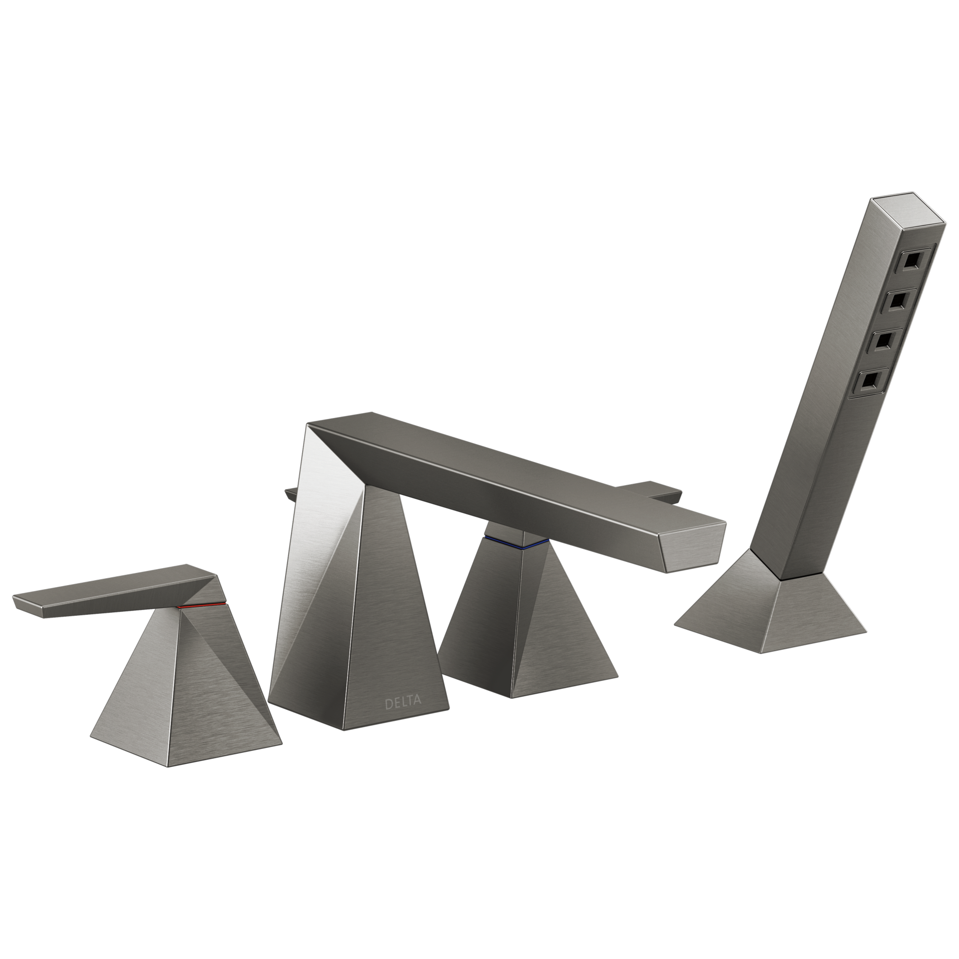 Delta Delta Trillian™: Two-Handle Roman Tub Trim with Hand Shower