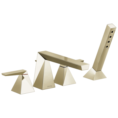 Delta Trillian: Two-Handle Roman Tub Trim with Hand Shower