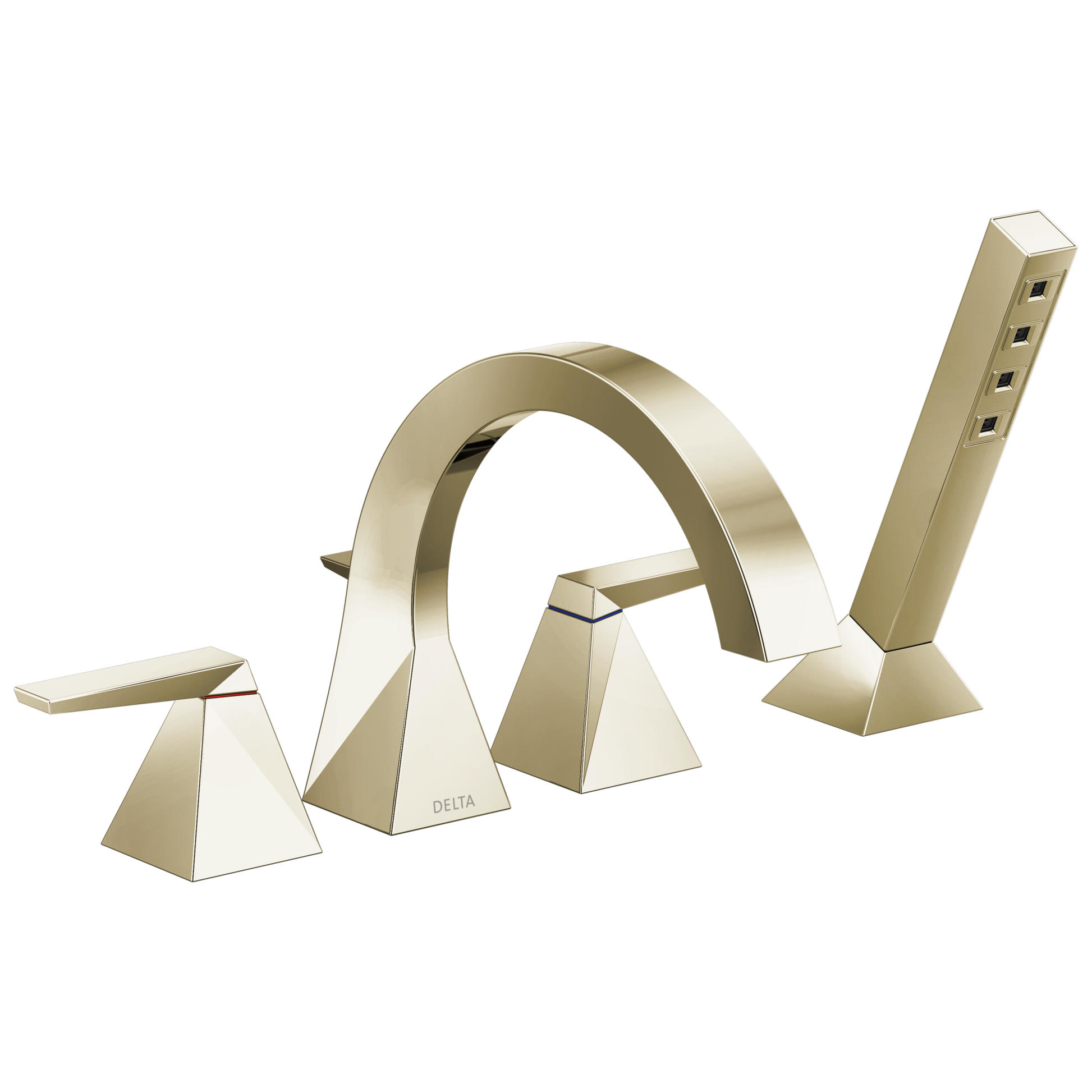 Delta Trillian: Two-Handle Roman Tub Trim with Hand Shower