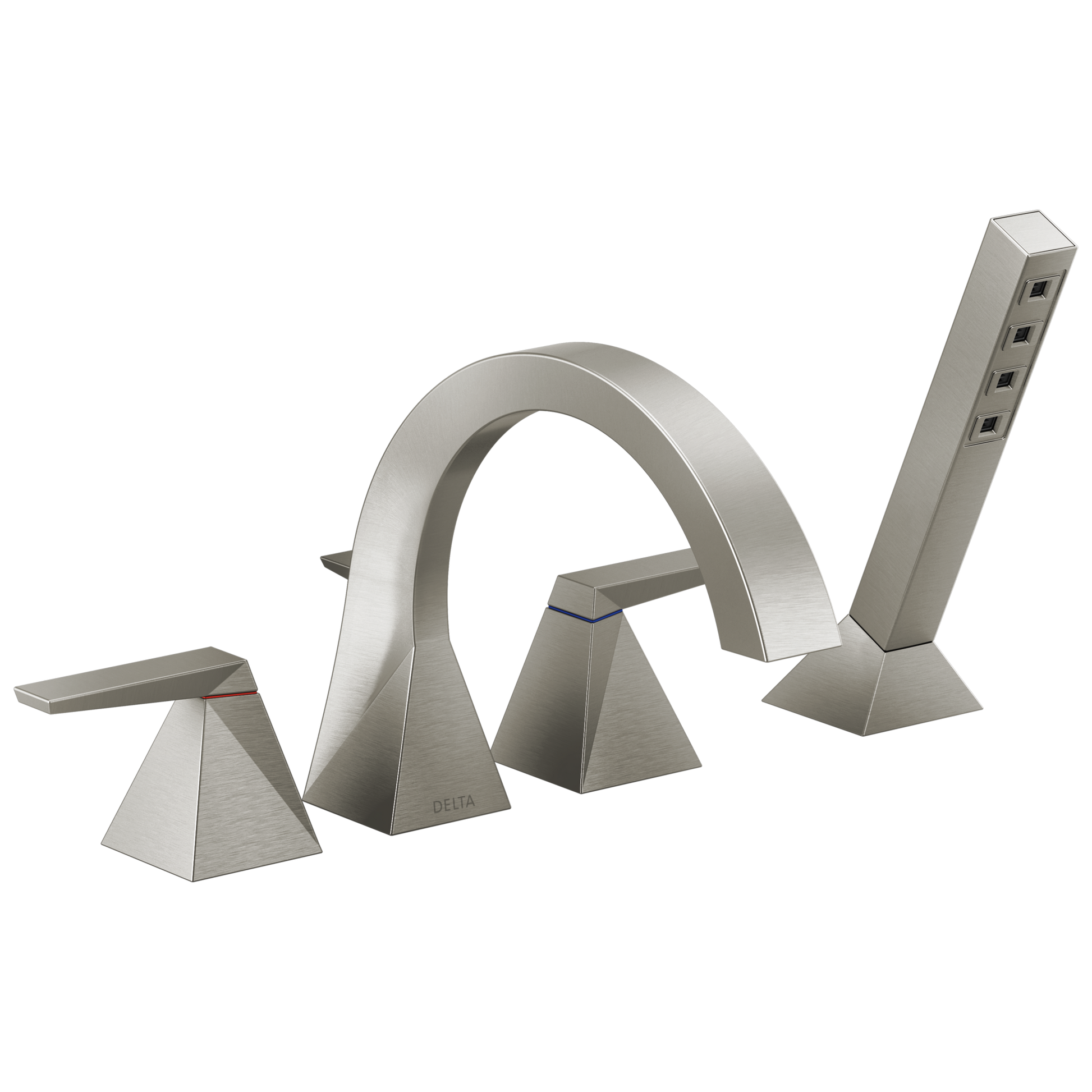 Delta Trillian: Two-Handle Roman Tub Trim with Hand Shower