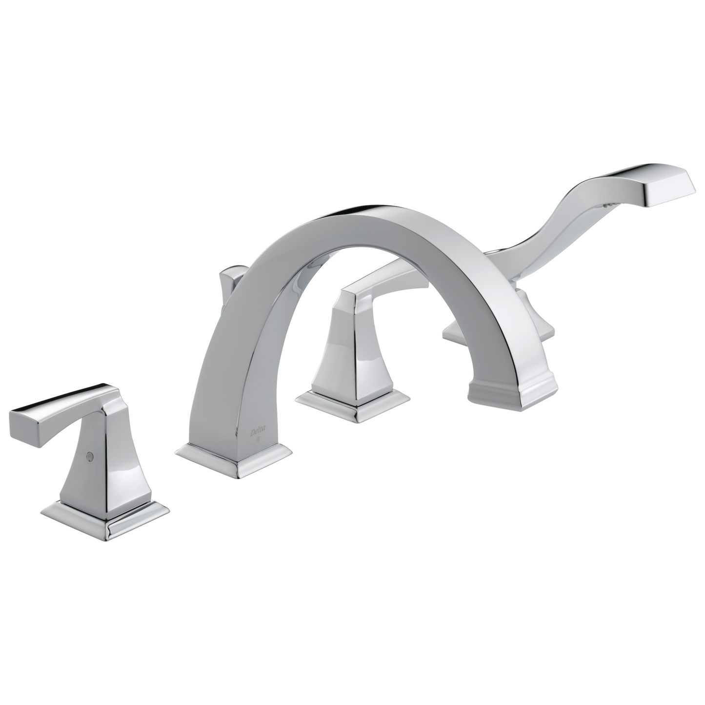 Delta T4751 Dryden Roman Tub with Hand Shower Trim
