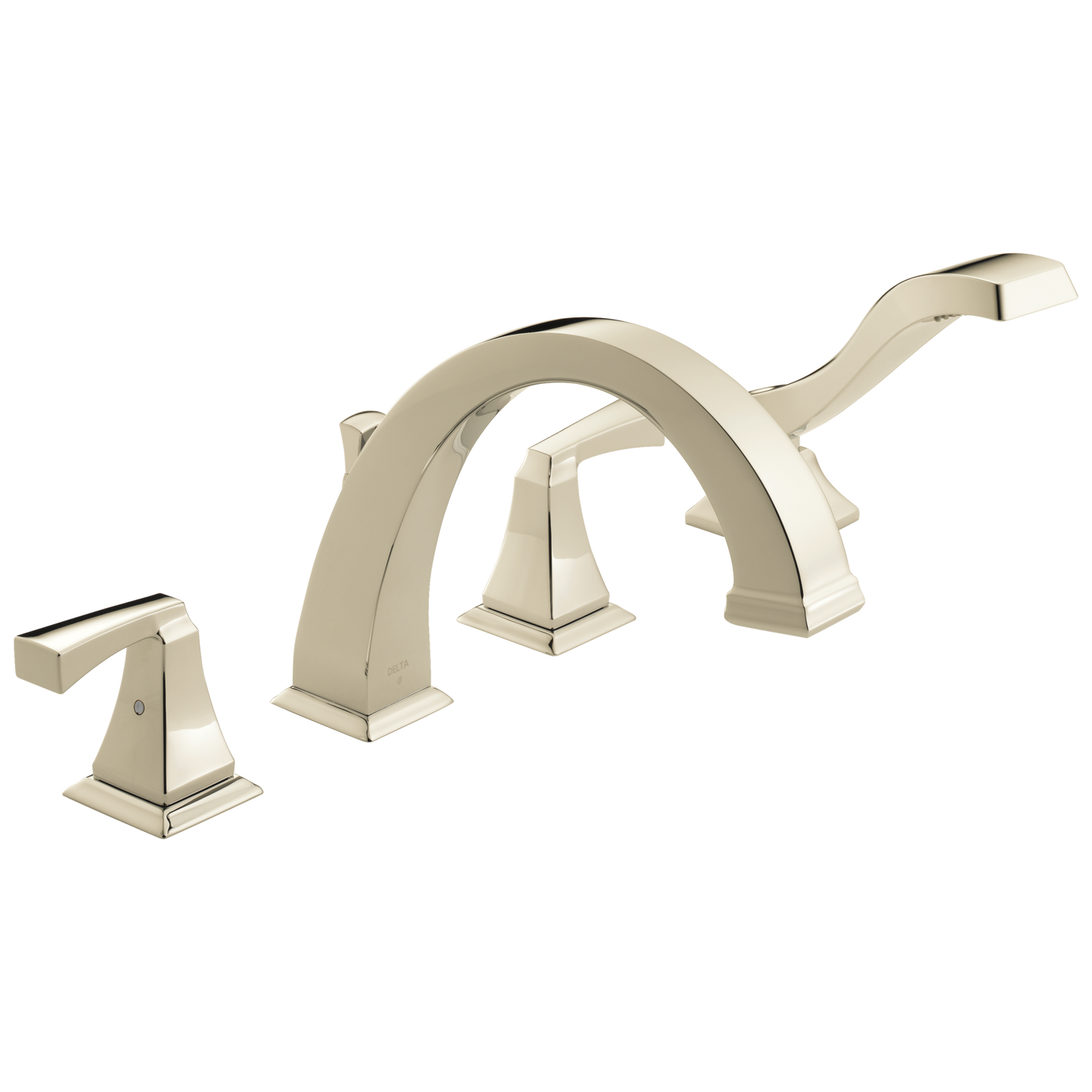 Delta T4751 Dryden Roman Tub with Hand Shower Trim