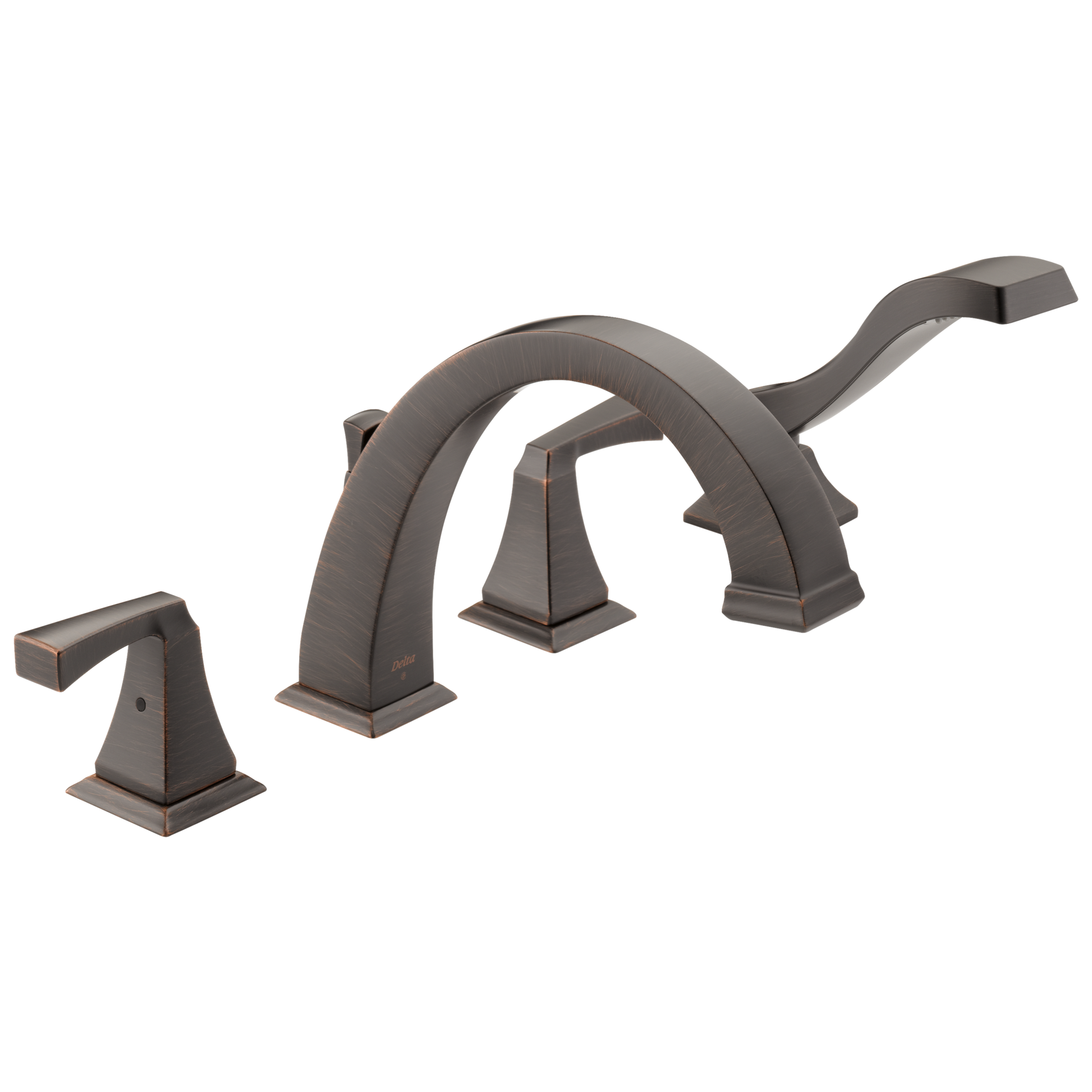 Delta T4751 Dryden Roman Tub with Hand Shower Trim