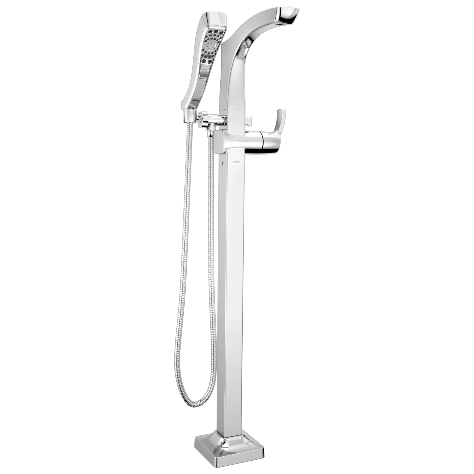 Delta T4752-FL Tesla Floor Mount Tub Filler Trim