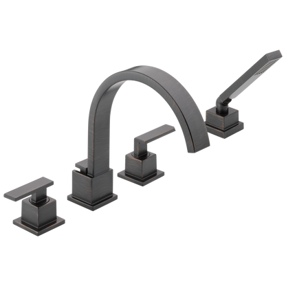 Delta T4753 Vero Roman Tub Trim with Hand Shower