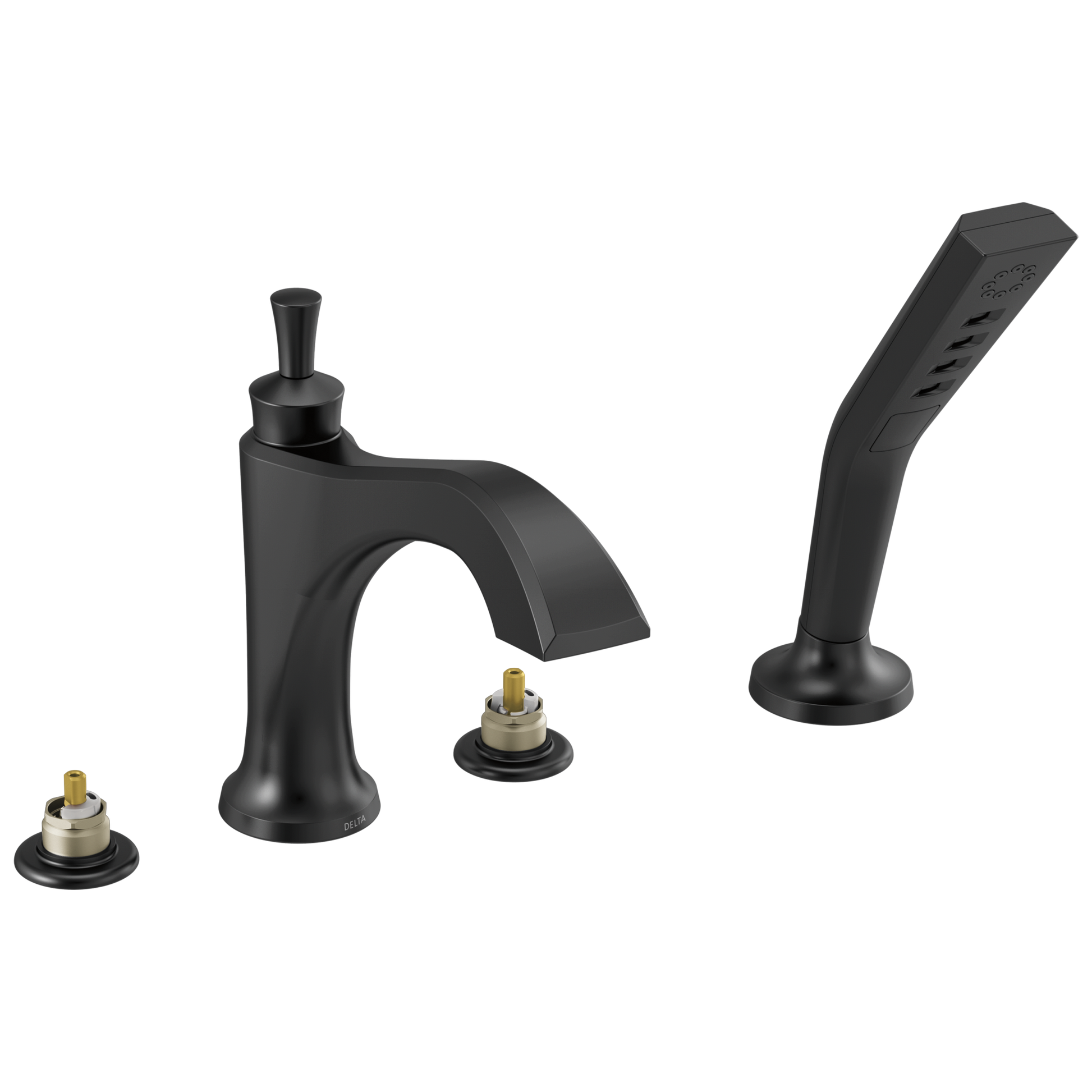 Delta Delta Dorval™: Roman Tub with Hand Shower Trim - Less Handles