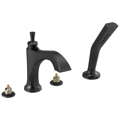 Delta Delta Dorval™: Roman Tub with Hand Shower Trim - Less Handles