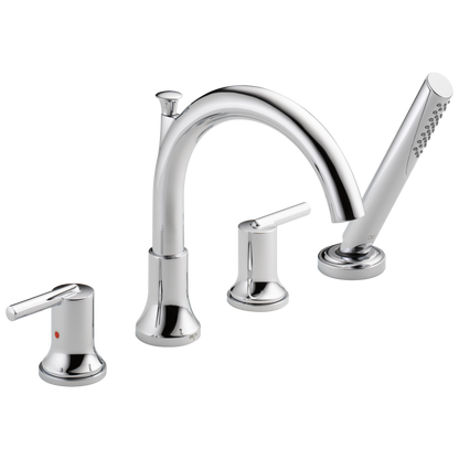 Delta T4759 Trinsic Roman Tub with Hand Shower Trim