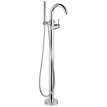 Delta T4759-FL Trinsic Contemporary Floor Mount Tub Filler Trim