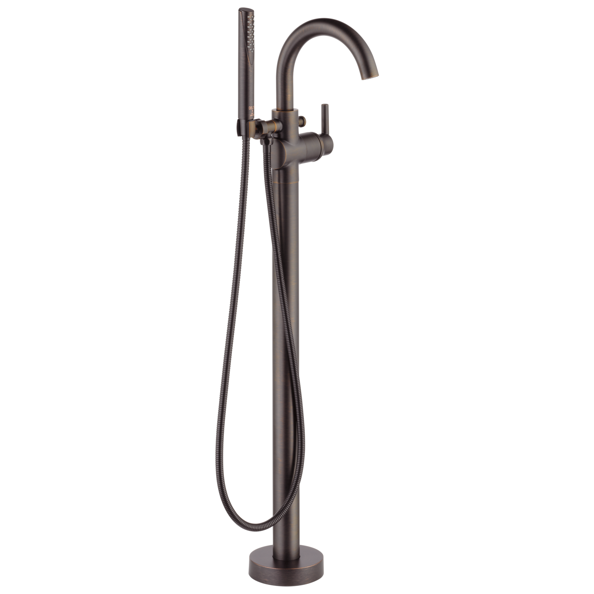 Delta T4759-FL Trinsic Contemporary Floor Mount Tub Filler Trim