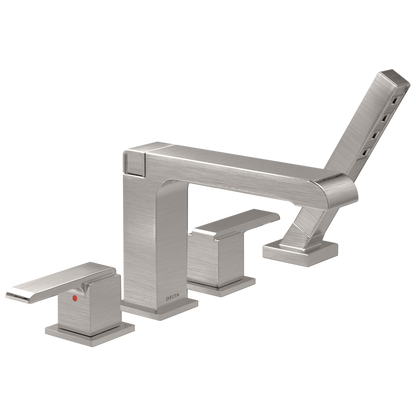 Delta T4767 Ara Roman Tub with Hand Shower Trim