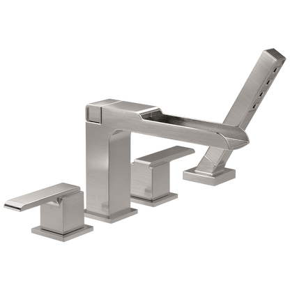 Delta T4768 Ara Channel Roman Tub with Hand Shower Trim
