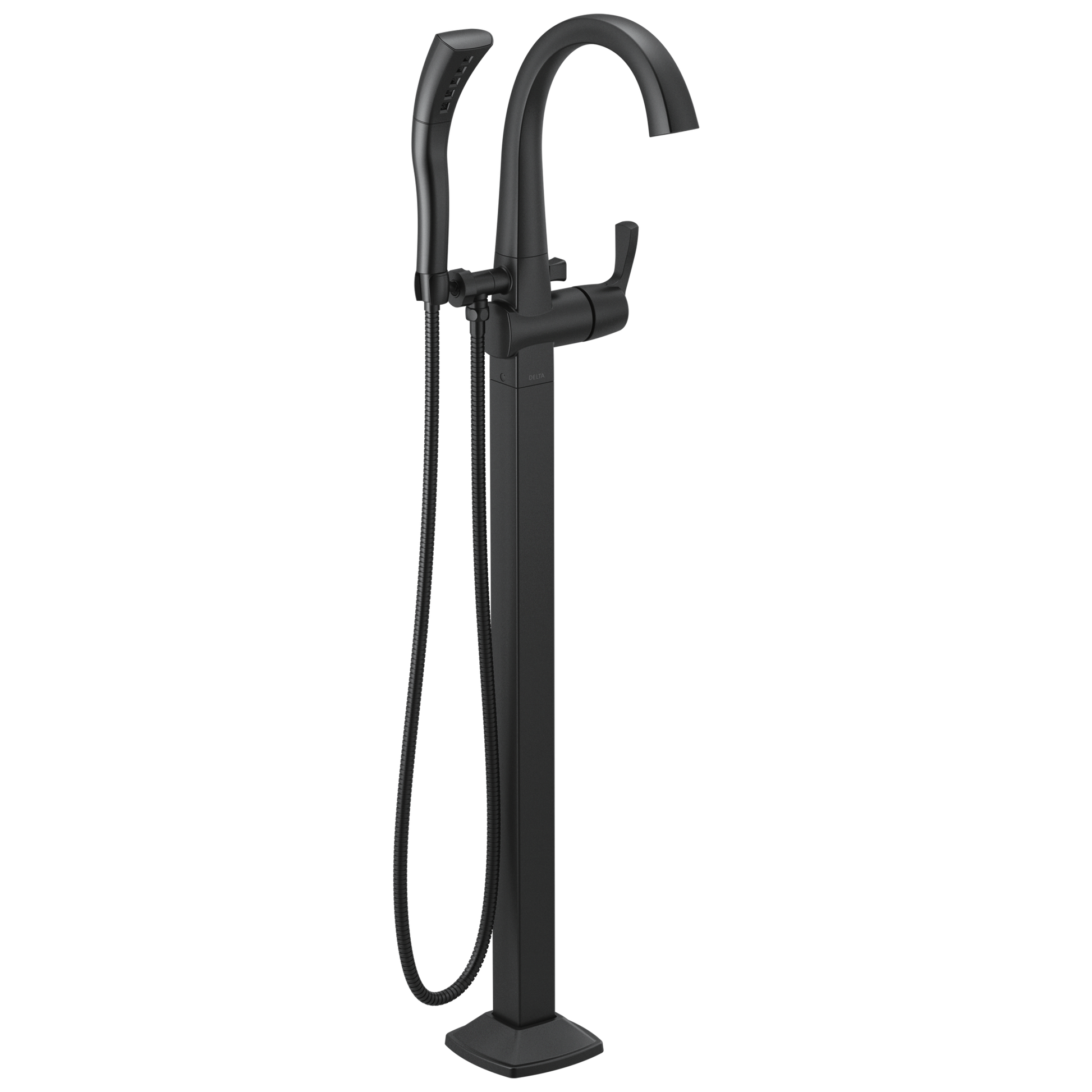 Delta Delta Stryke: Single Handle Floor Mount Tub Filler Trim