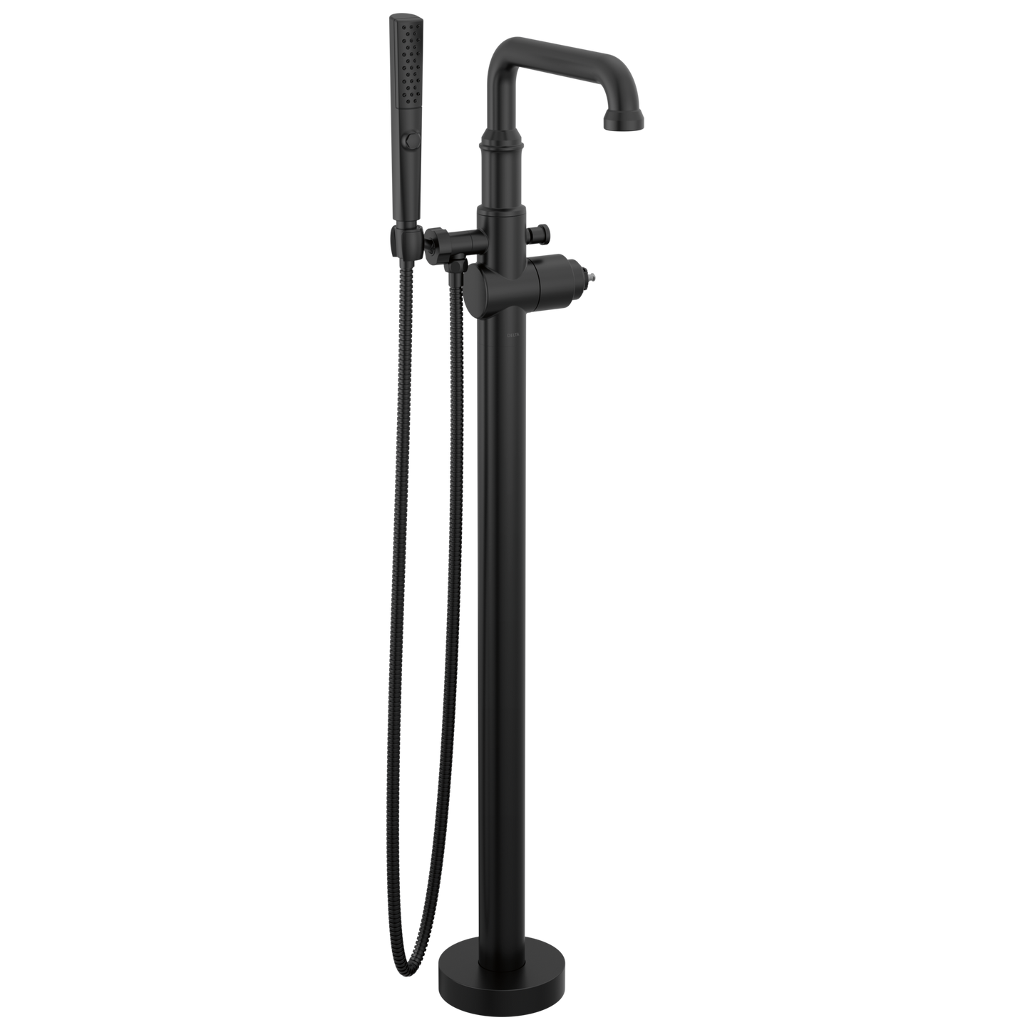 Delta Broderick: Floor Mount Tub Filler Trim- Less Handle