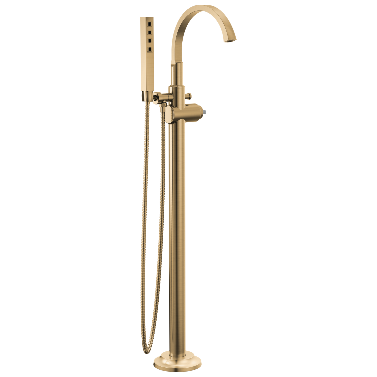 Delta Tetra: Floor Mount Tub Filler Trim