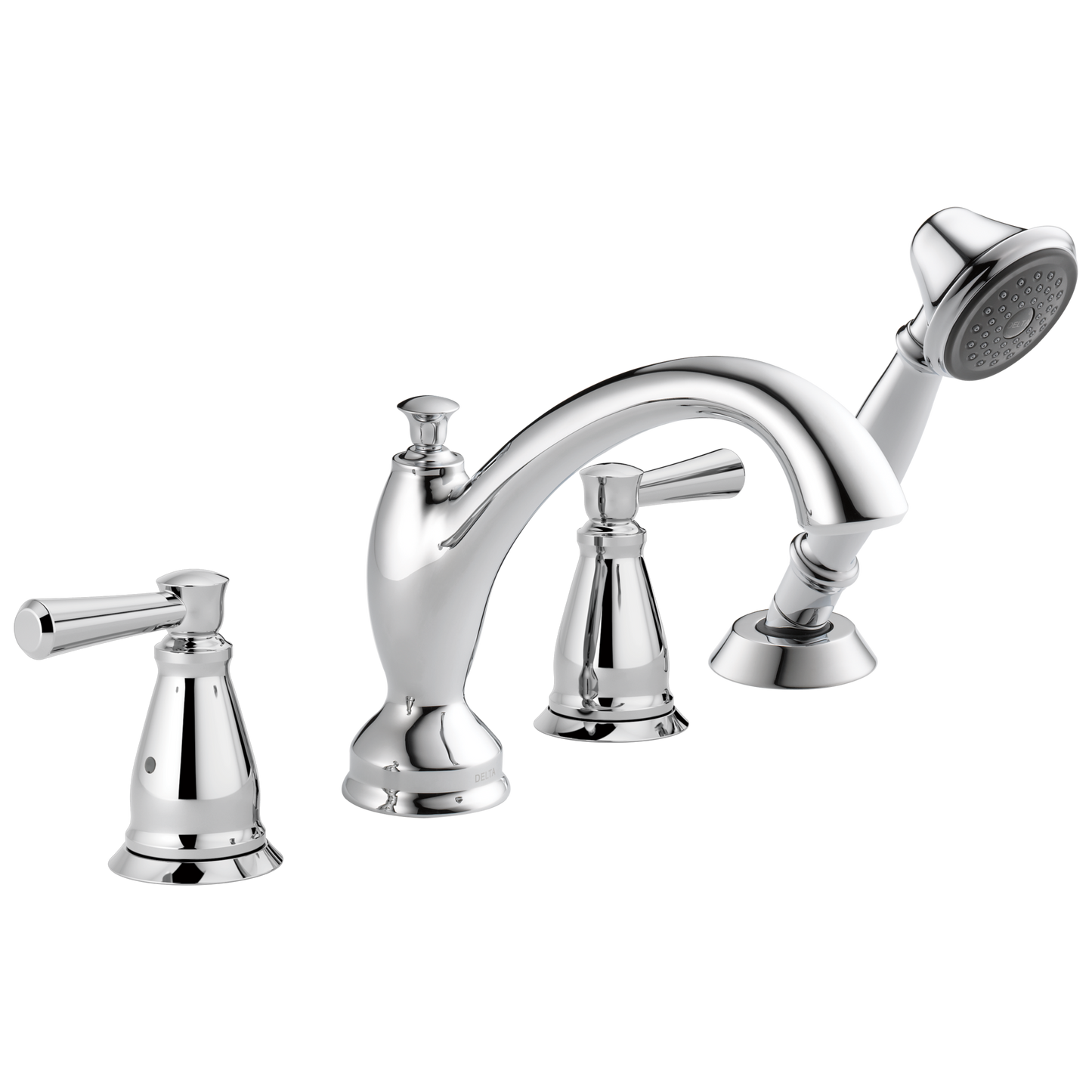 Delta T4793 Linden Traditional Roman Tub with Hand Shower Trim