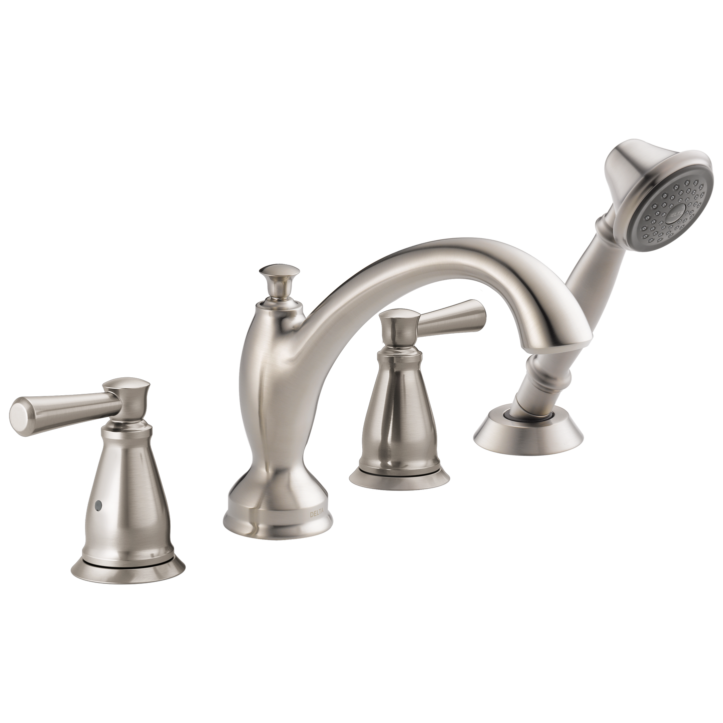 Delta T4793 Linden Traditional Roman Tub with Hand Shower Trim