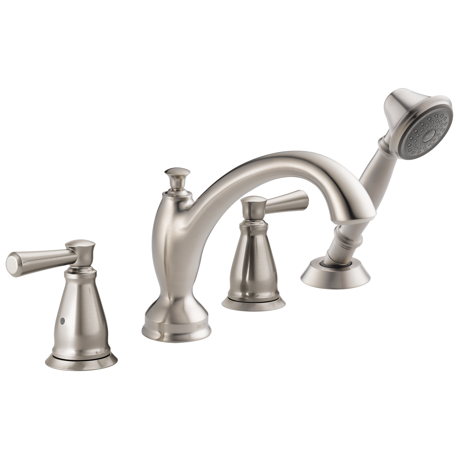 Delta T4793 Linden Traditional Roman Tub with Hand Shower Trim