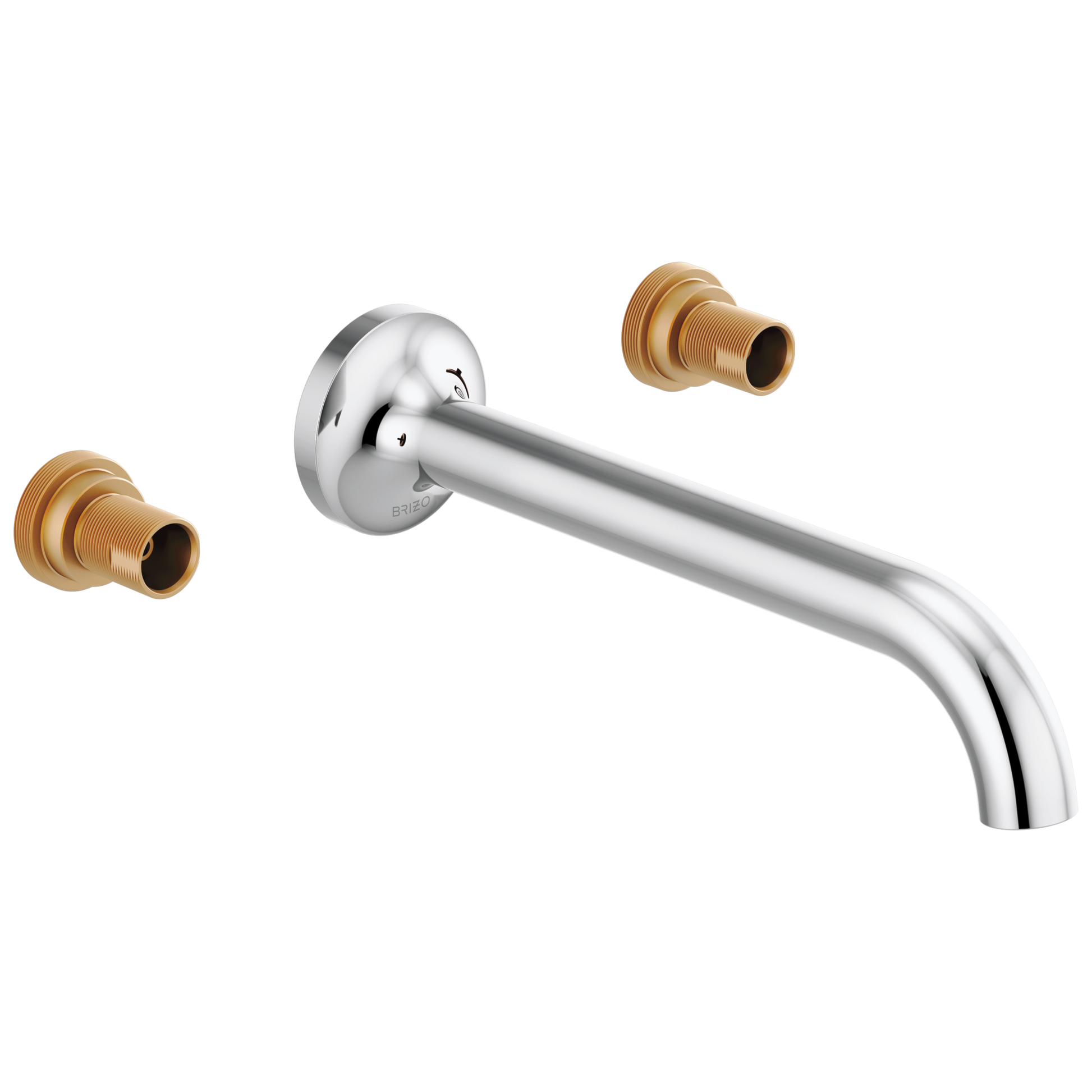 Brizo Odin: Two-Handle Wall Mount Lavatory Faucet - Less Handles