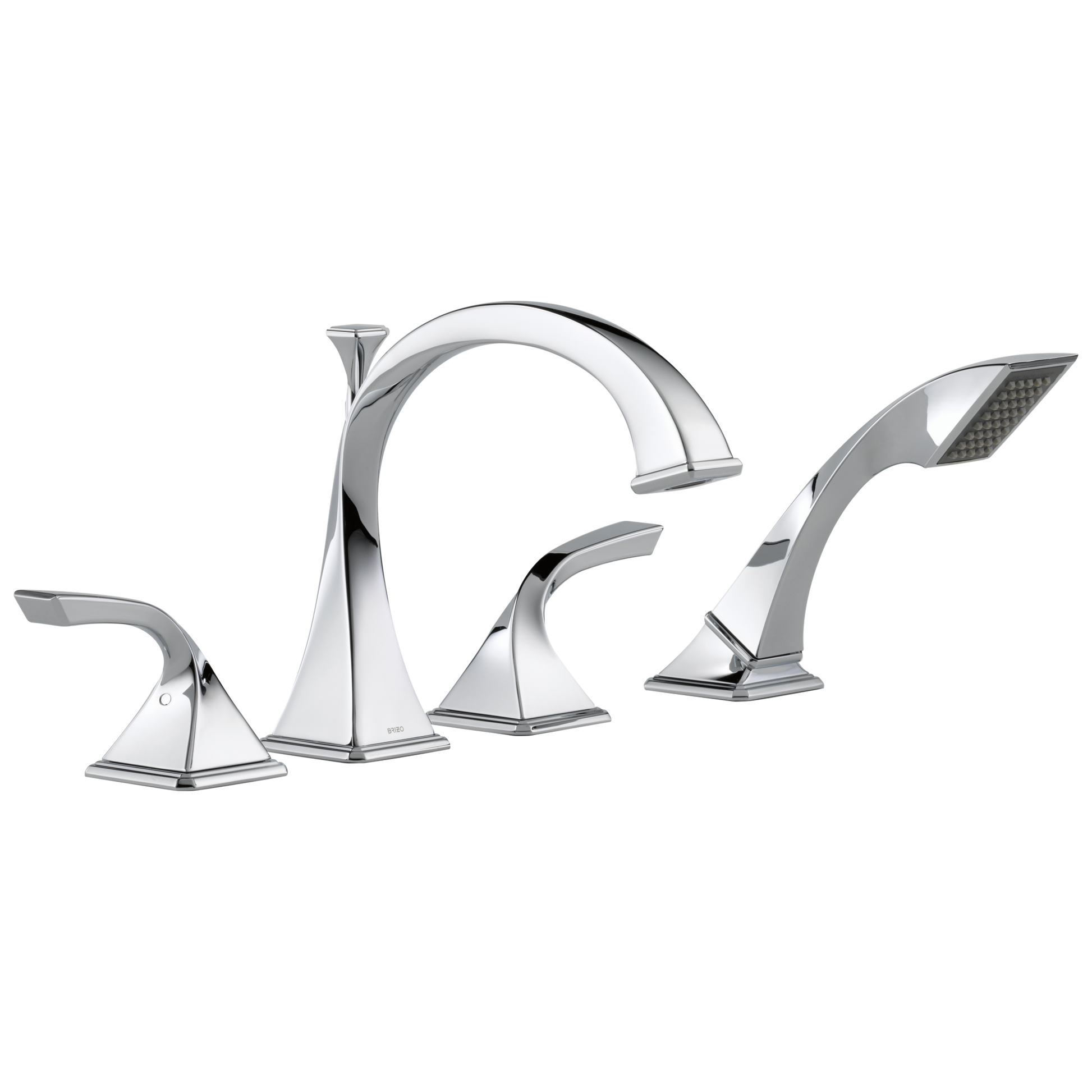 Brizo Brizo Virage: Roman Tub Trim with Hand Shower