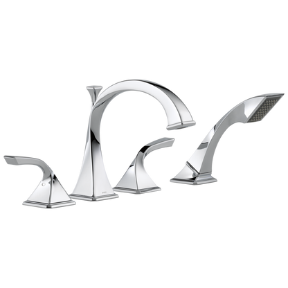 Brizo Brizo Virage: Roman Tub Trim with Hand Shower