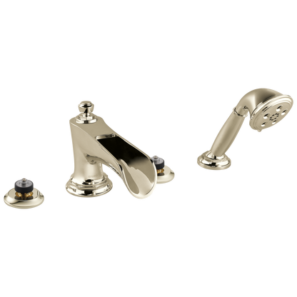 Brizo Brizo Rook: Roman Tub Trim with Hand Shower - Less Handles