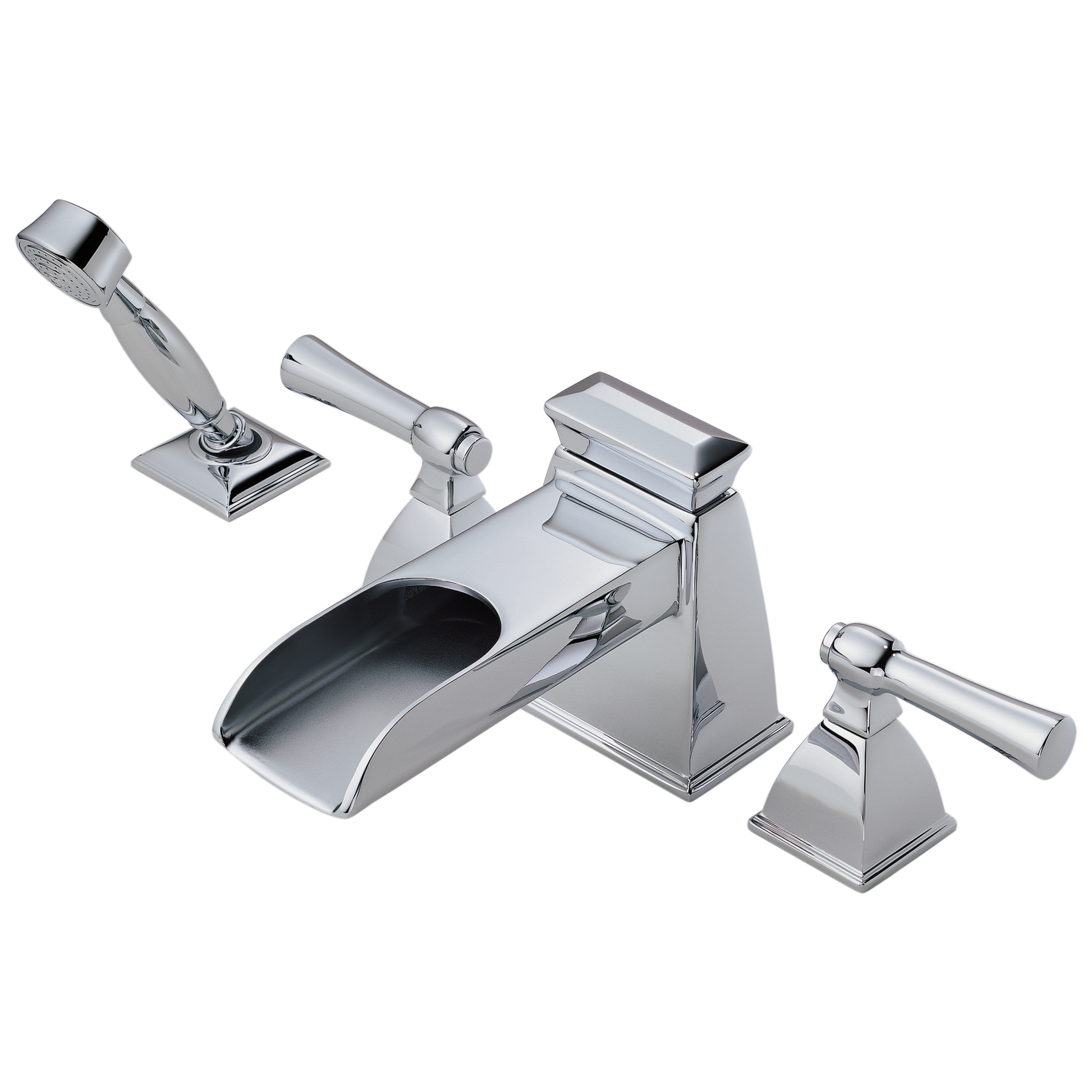 Brizo Brizo Vesi: Roman Tub Trim with Hand Shower