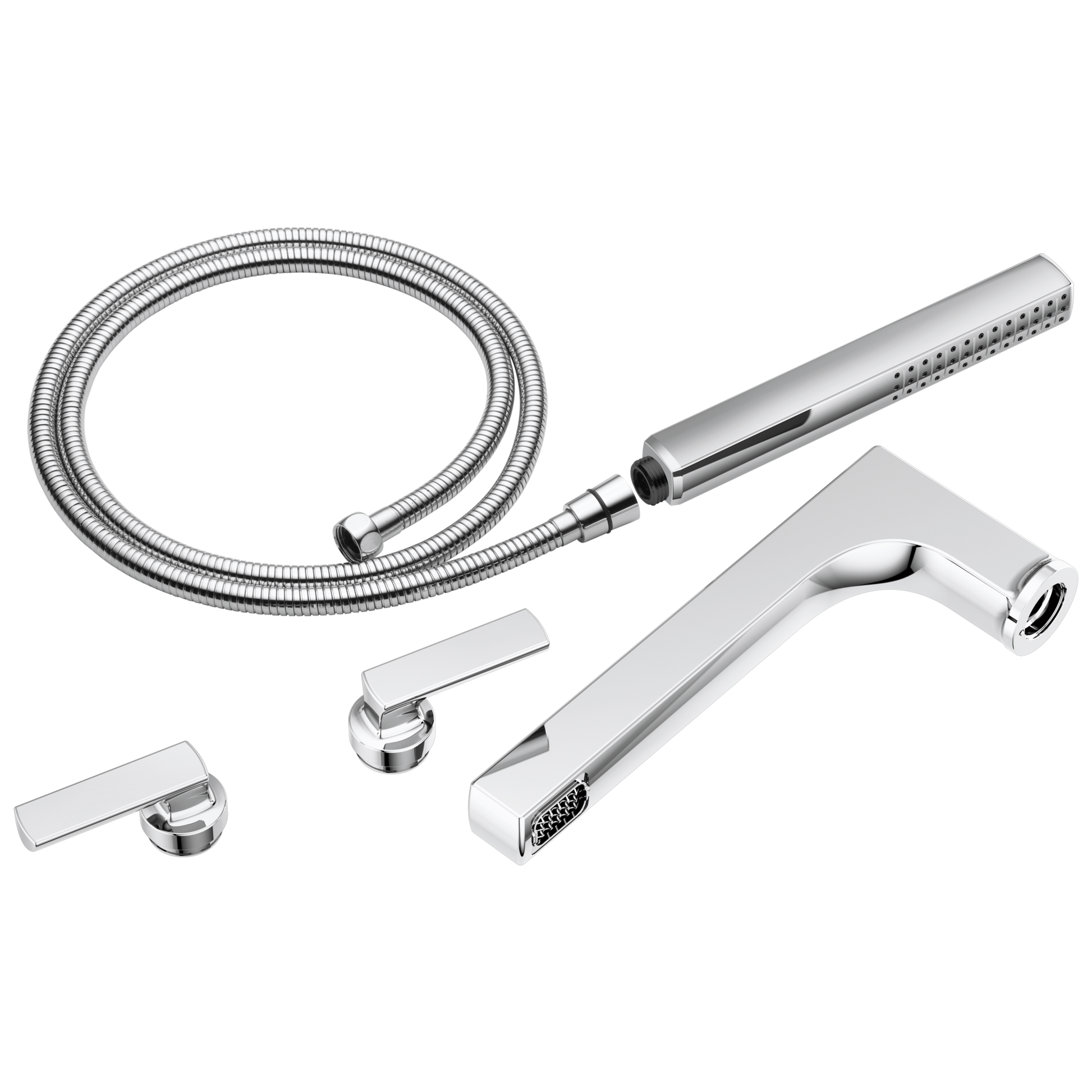 Brizo Kintsu: Two-Handle Tub Filler Trim Kit With Lever Handles