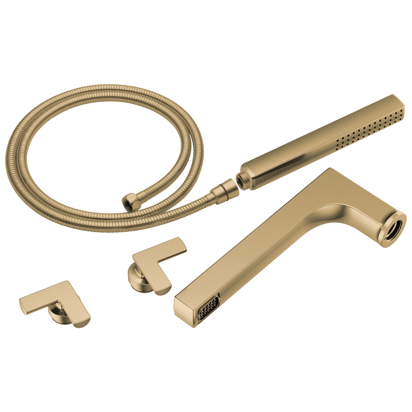 Brizo Kintsu: Two-Handle Tub Filler Trim Kit With Cross Handles