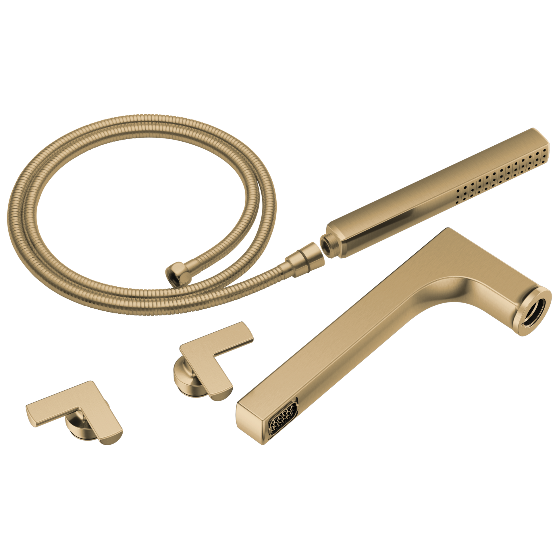 Brizo Kintsu: Two-Handle Tub Filler Trim Kit With Cross Handles