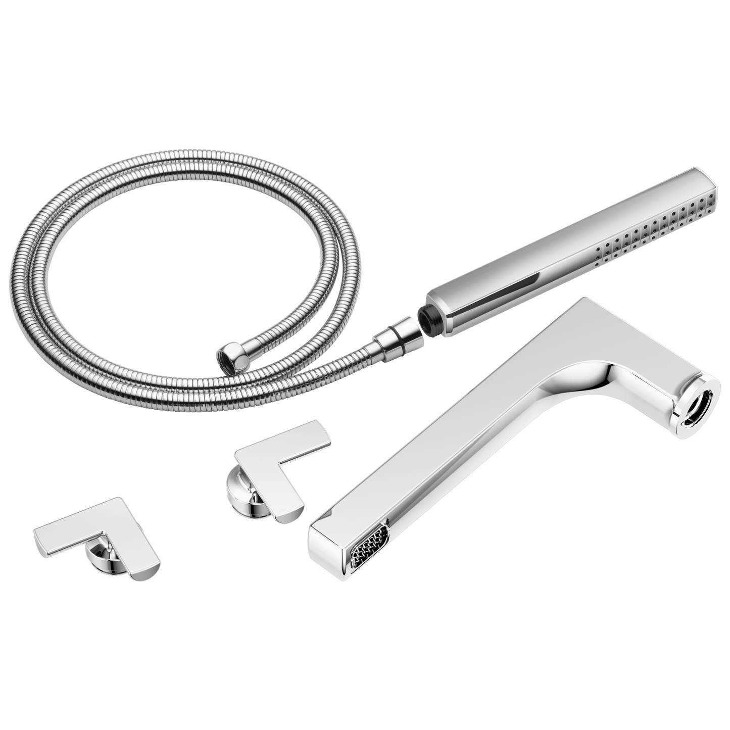 Brizo Kintsu: Two-Handle Tub Filler Trim Kit With Cross Handles