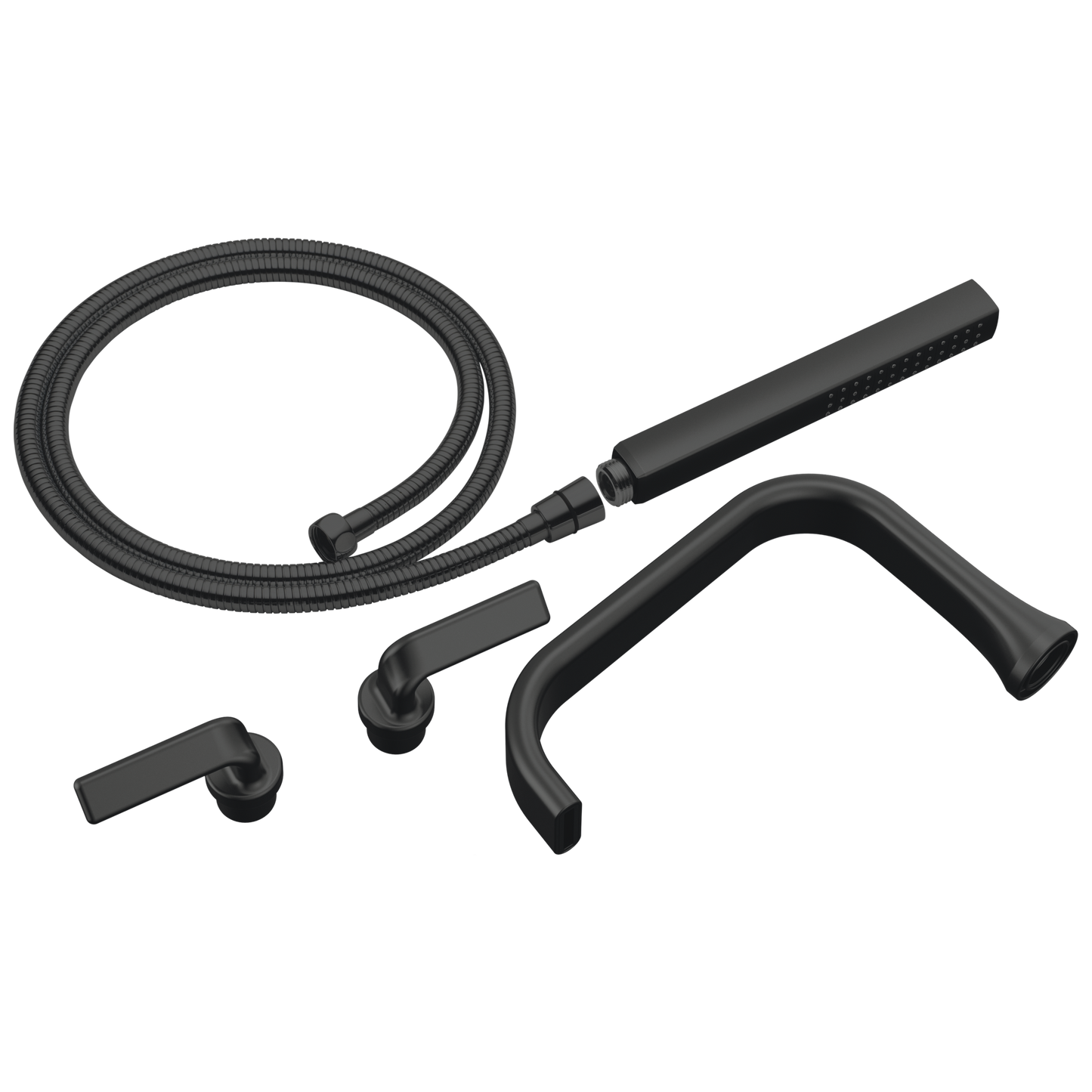 Brizo Allaria: Two-Handle Tub Filler Trim Kit with Twist Lever Handles