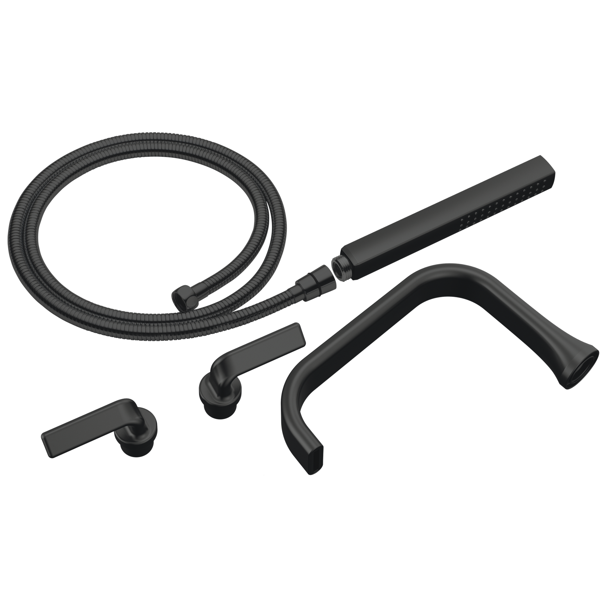 Brizo Allaria: Two-Handle Tub Filler Trim Kit with Twist Lever Handles