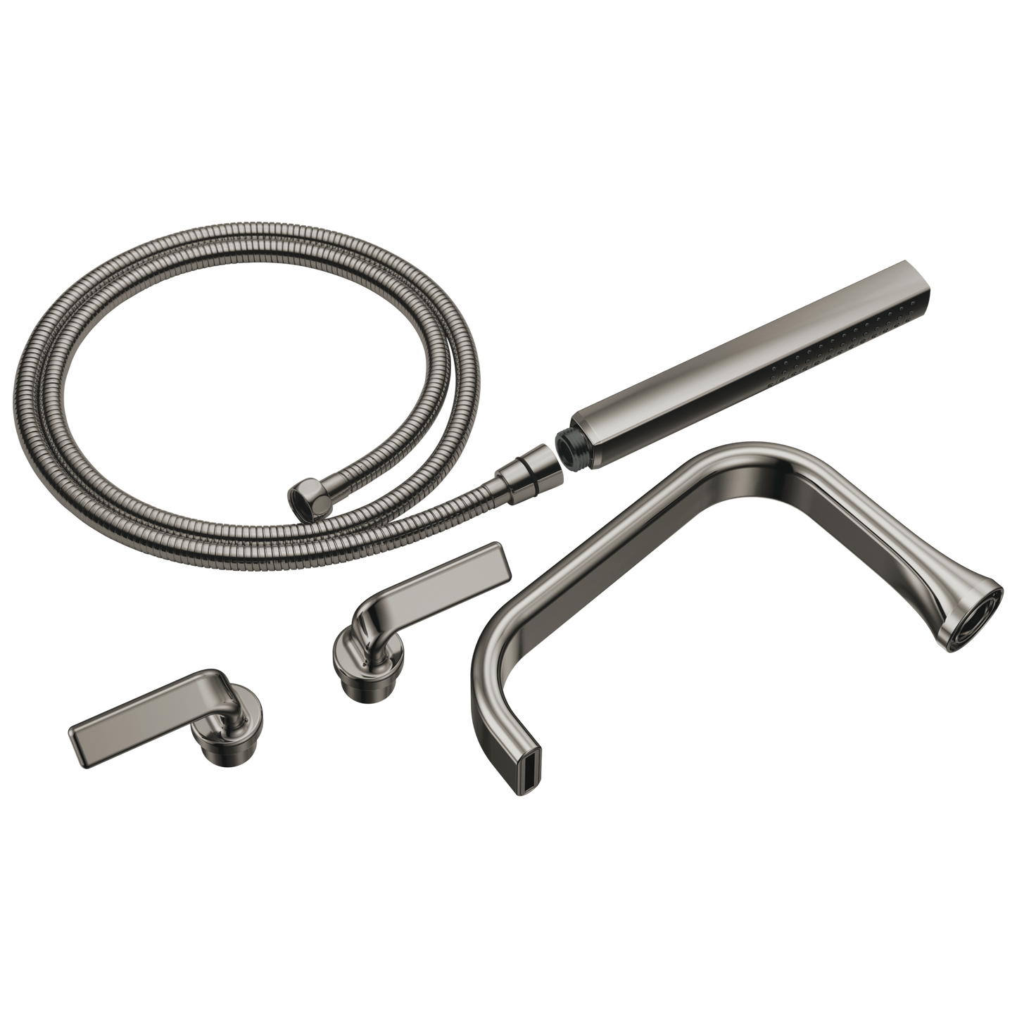 Brizo Allaria: Two-Handle Tub Filler Trim Kit with Twist Lever Handles